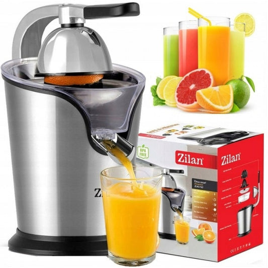 Storcator Citrice Zilan - 500W, Inox, 2 Conuri, Anti-Picurare, Fara BPA, ZLN 1765